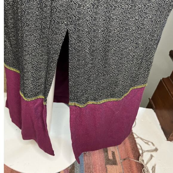 Surya Art To Wear Mixed Media patchwork Skirt & Top Set Size S Teachercore - Picture 3 of 12